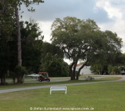Spruce Creek Fly In Community in Florida im Gelände. Views of Spruce Creek Airpark.