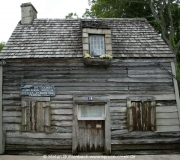 Ältestes Schulhaus der USA aus Holz in St Augustine, Florida.