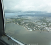 Luftbild: Blick auf Cedar Key aus der Luft.