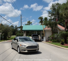 Spruce Creek Fly In Community in Florida im Gelände. Views of Spruce Creek Airpark.