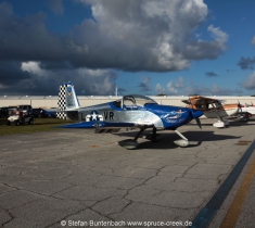 Spruce Creek Fly In Community in Florida im Gelände. Views of Spruce Creek Airpark.