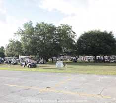Spruce Creek Fly In Community in Florida im Gelände. Views of Spruce Creek Airpark.