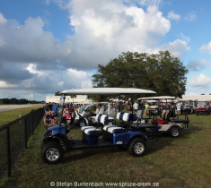 Spruce Creek Fly In Community in Florida im Gelände. Views of Spruce Creek Airpark.