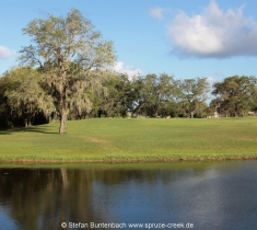 Spruce Creek Fly In Community in Florida im Gelände. Views of Spruce Creek Airpark.