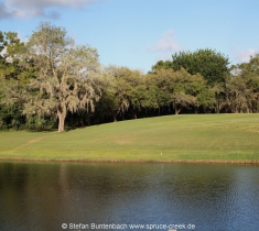 Spruce Creek Fly In Community in Florida im Gelände. Views of Spruce Creek Airpark.