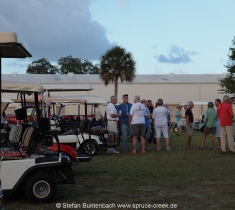 Spruce Creek Fly In Community in Florida im Gelände. Views of Spruce Creek Airpark.