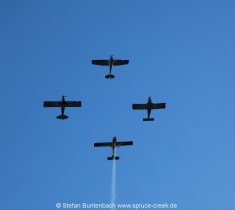 Spruce Creek Fly In Community in Florida im Gelände. Views of Spruce Creek Airpark.