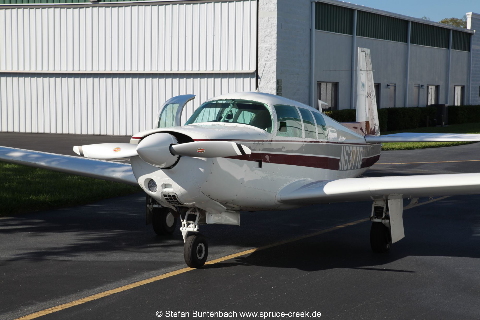 Mooney M20F N6377 at Spruce Creek Fly-In Community in Florida