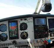 Mooney M20F N3677Q Cockpit with Aspen 1000 Pro PFD and JPI EDM 930 Engine Monitor