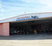 Hangar of Mooney Service Center Don Maxwell Aviation Services in Longview in Texas. --- Mooney M20F IMG_1046Mooney M20F IMG_1046