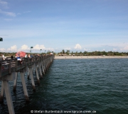 Die Pier von Venice in Florida ist bei Anglern sehr beliebt.